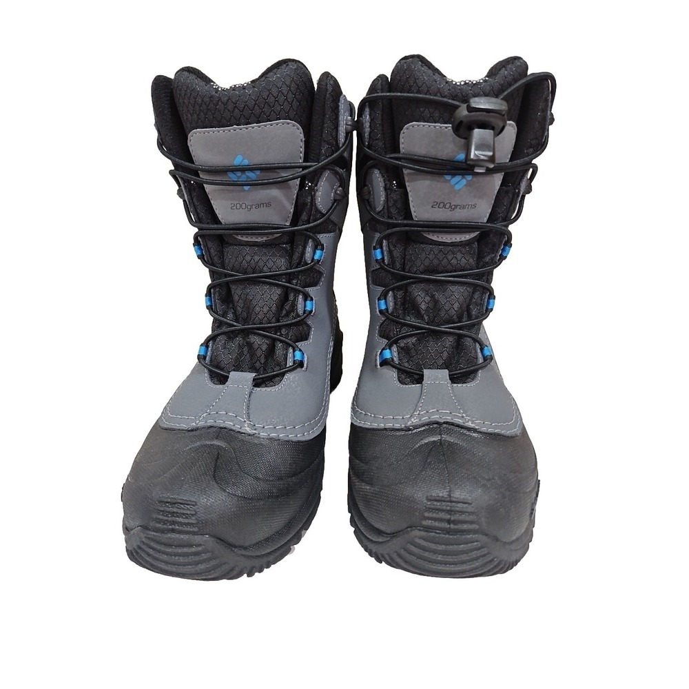 Columbia Waterproof 200 Gram Women's grey/black/blue Weather Boots 6 Snowboots